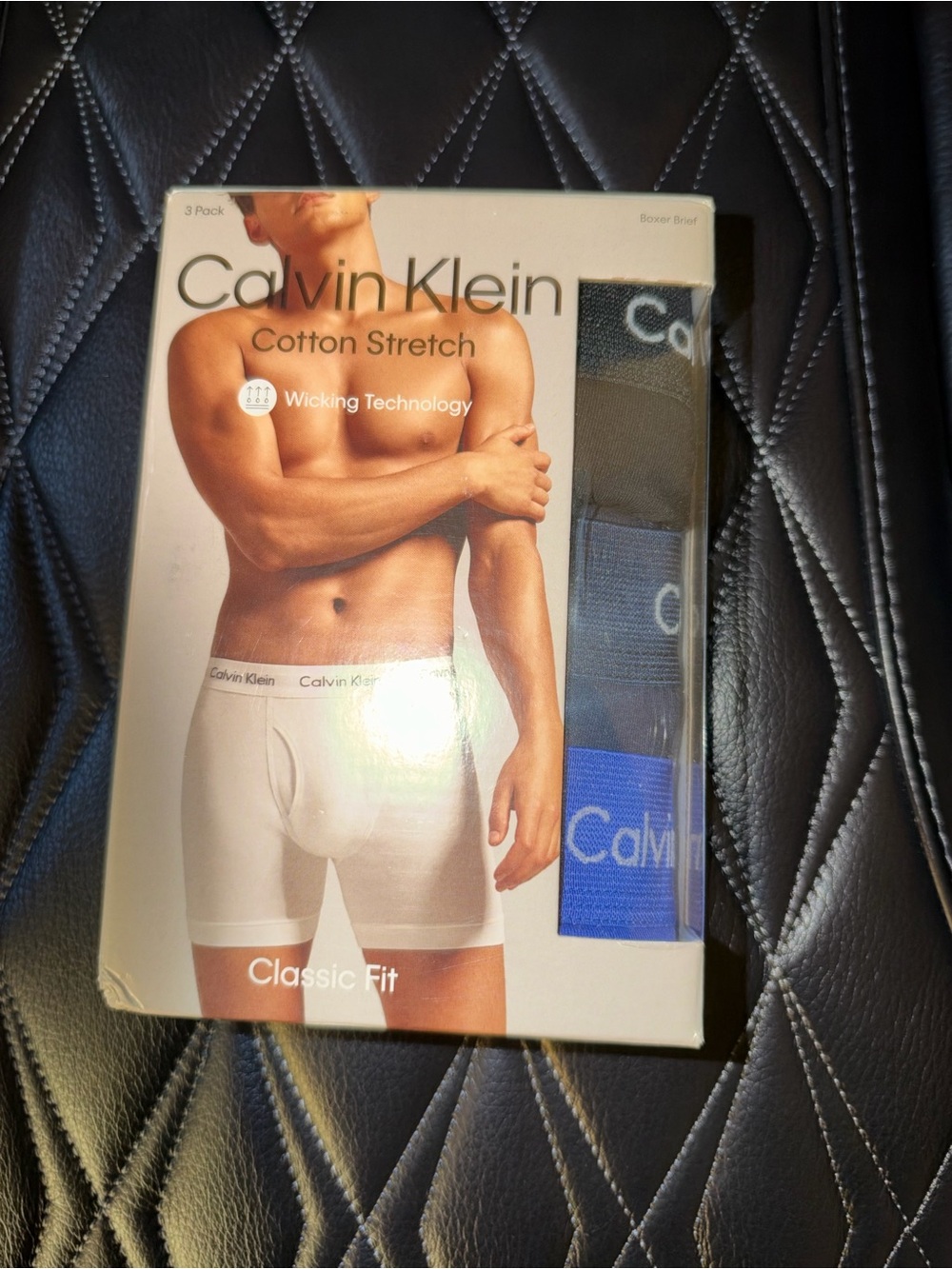 Calvin Klein Cotton Stretch Boxer Briefs Blue [New]